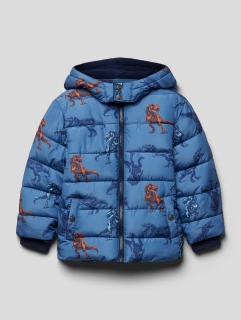 Chlapecká zimní bunda s Dinosaury Blue Seven 895544