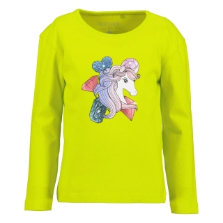 Dívčí triko Blue Seven 750772 Jednorožec zelené