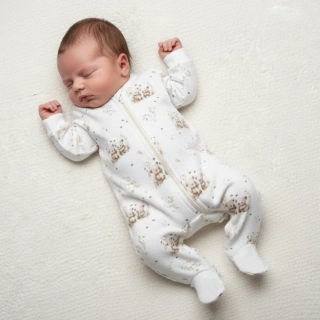 Overal bavlna Medvídci zip Baby Service